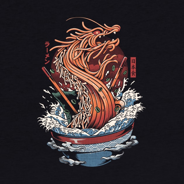 Ramen Dragon by Ilustrata